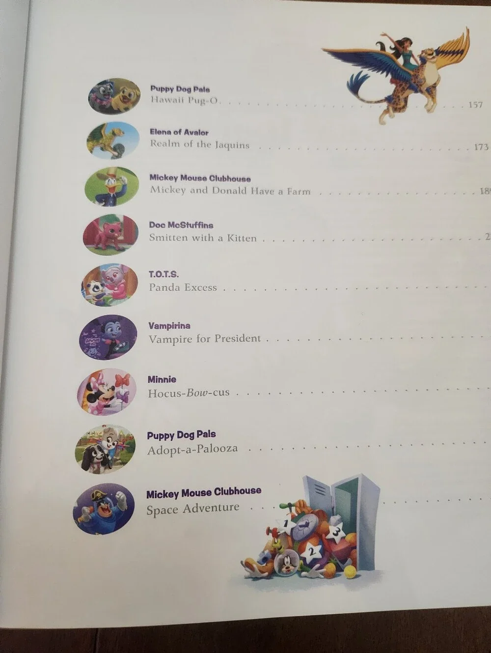 Disney Junior Storybook Collection Hard Cover Book EUC